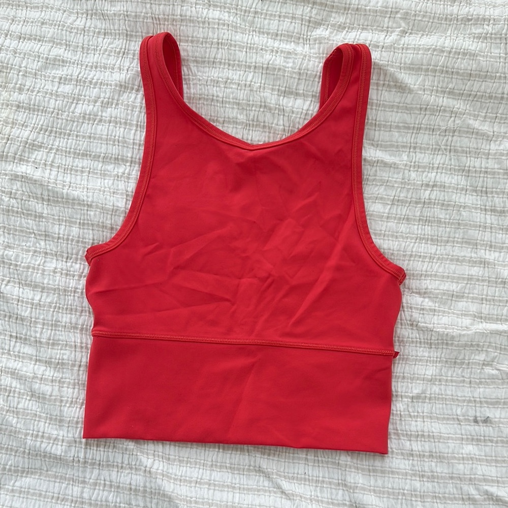 lululemon athletica Red Tank Top